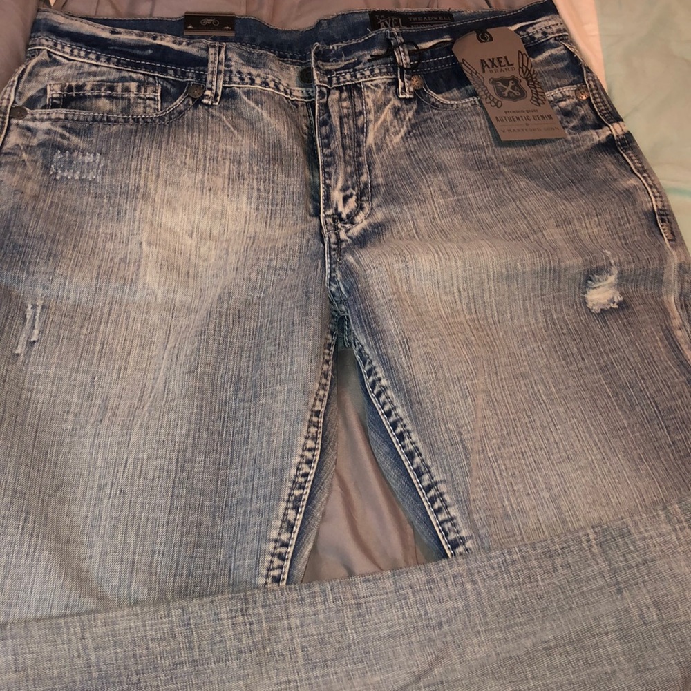 Axel 36x34 Relaxed Straight Jeans. NWT